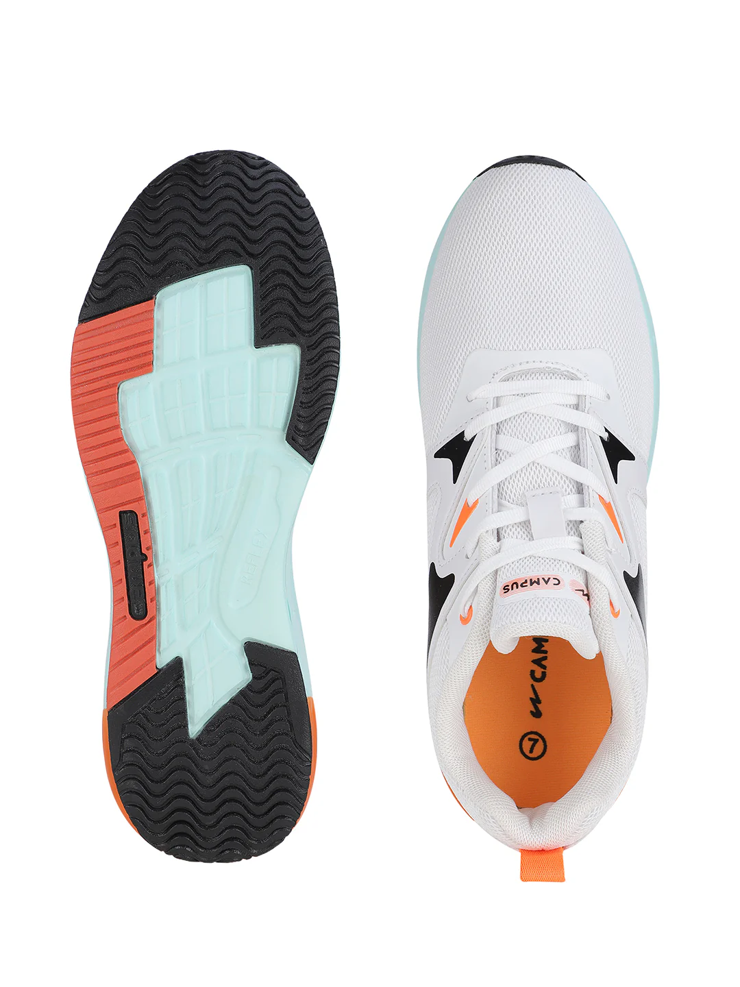MELOR White Men's Sports Shoes - Image 3