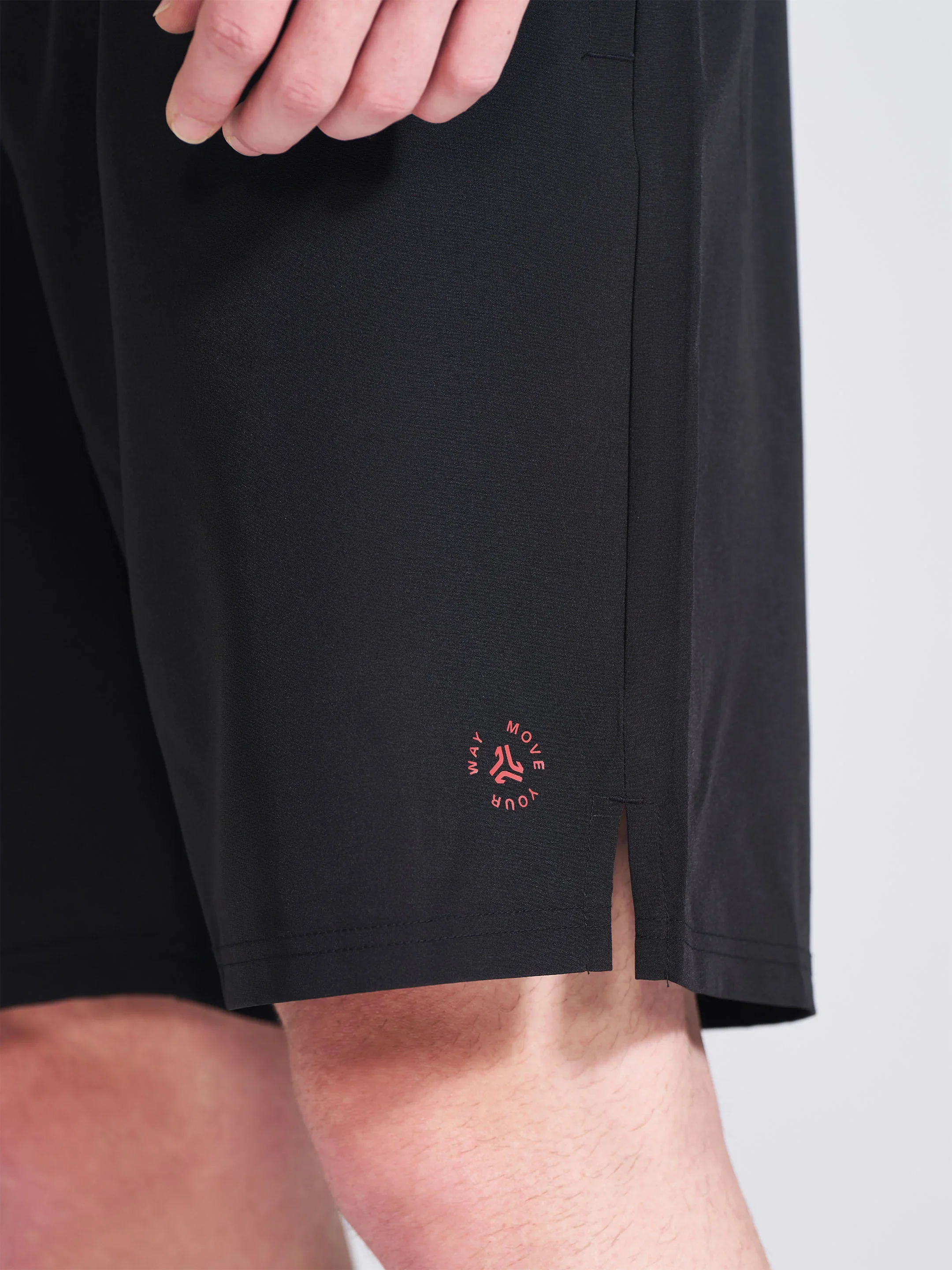Men's Black Regular Fit Shorts - Image 6