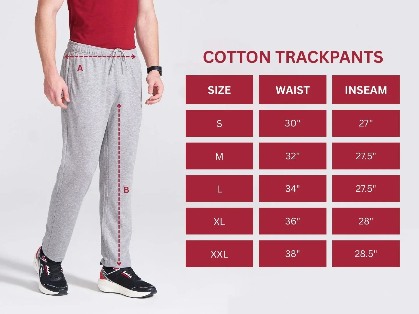 Men's Grey Regular Fit Track Pants - Image 7