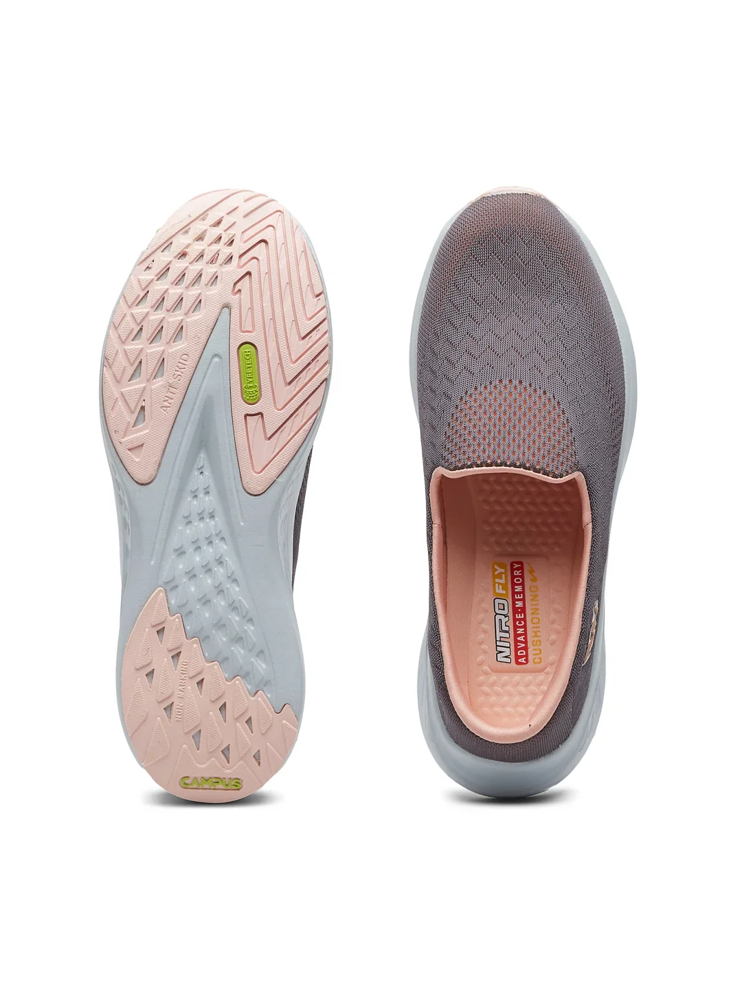 MERMAID ADV Grey Women's Walking Shoes - Image 5