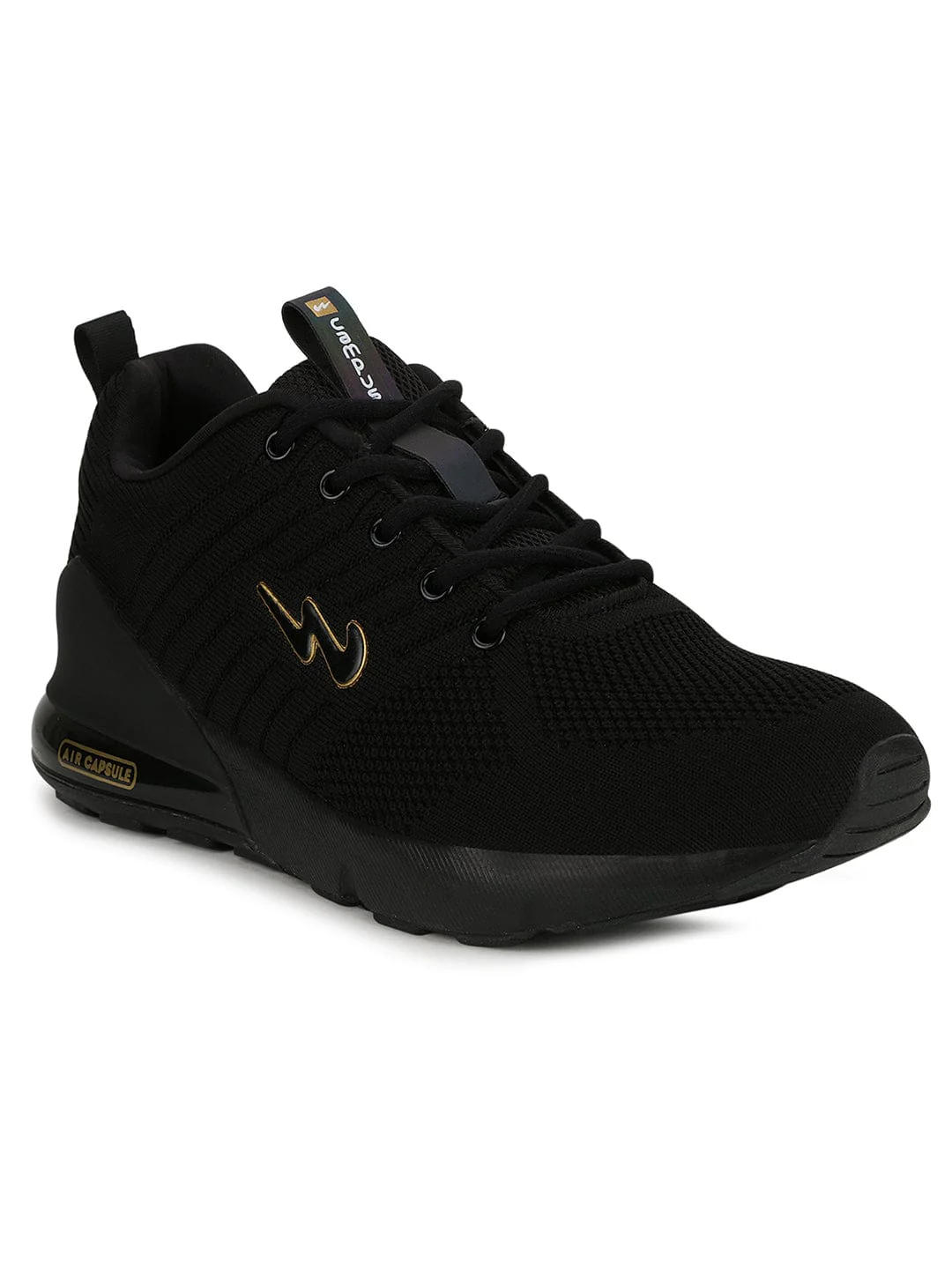 MIKE N Black Men's Running Shoes - Image 3