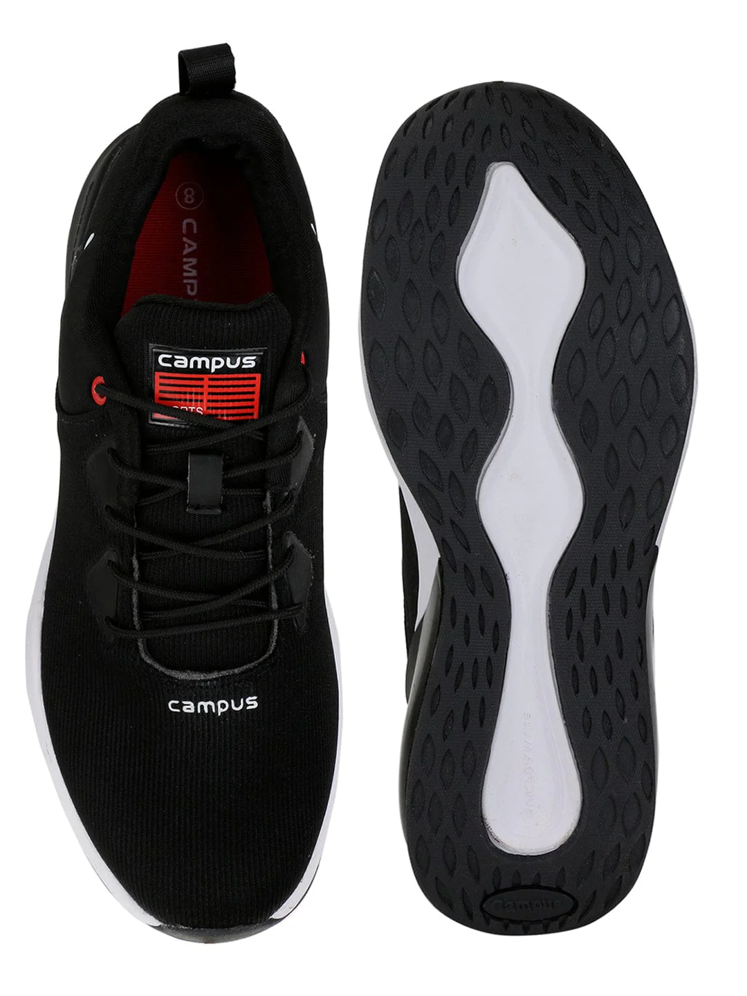 MILAN Black Men's Running Shoes - Image 4