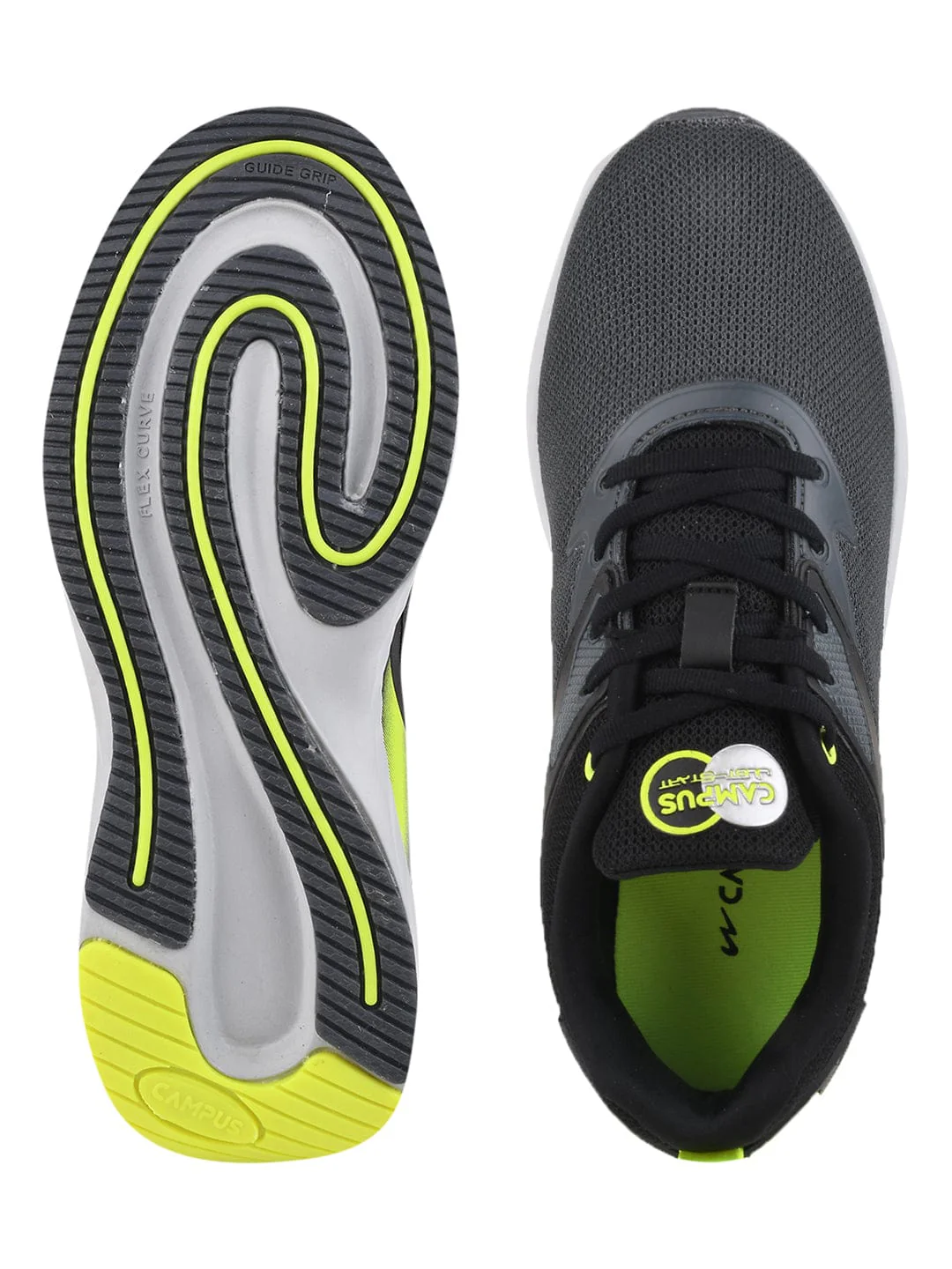 MILANO Grey Men's Running Shoes - Image 4