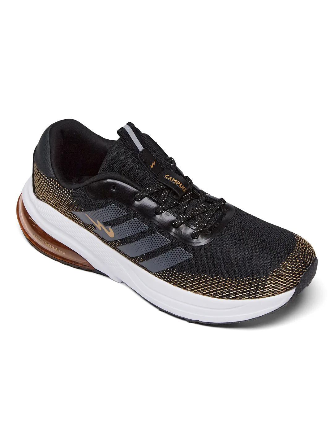 MOLAR Black Men's Running Shoes - Image 3