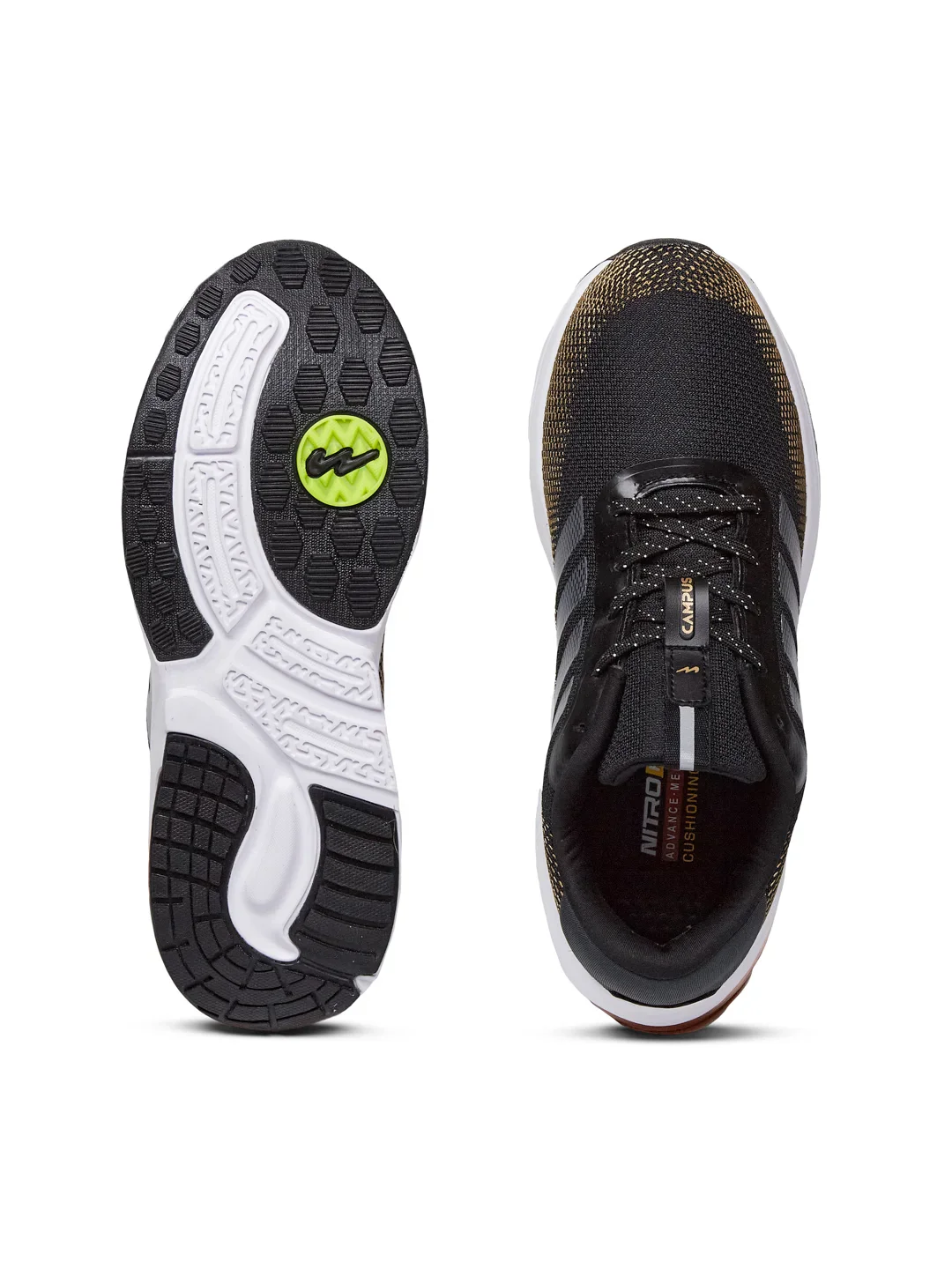 MOLAR Black Men's Running Shoes - Image 5