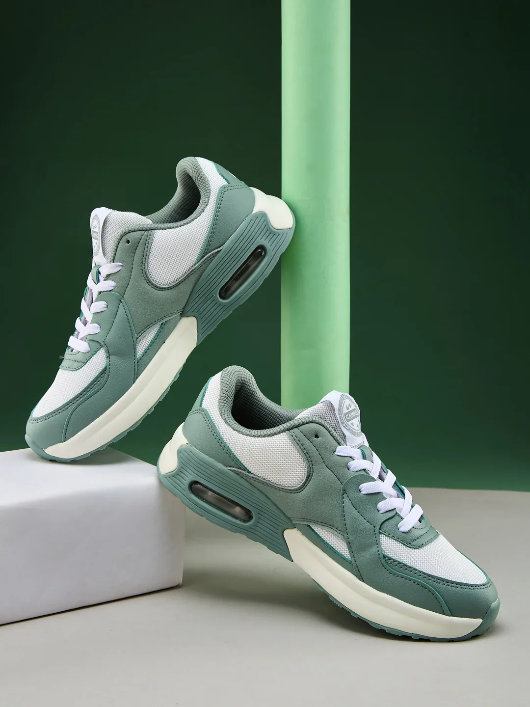 MYSTERY Green Women's Sneakers