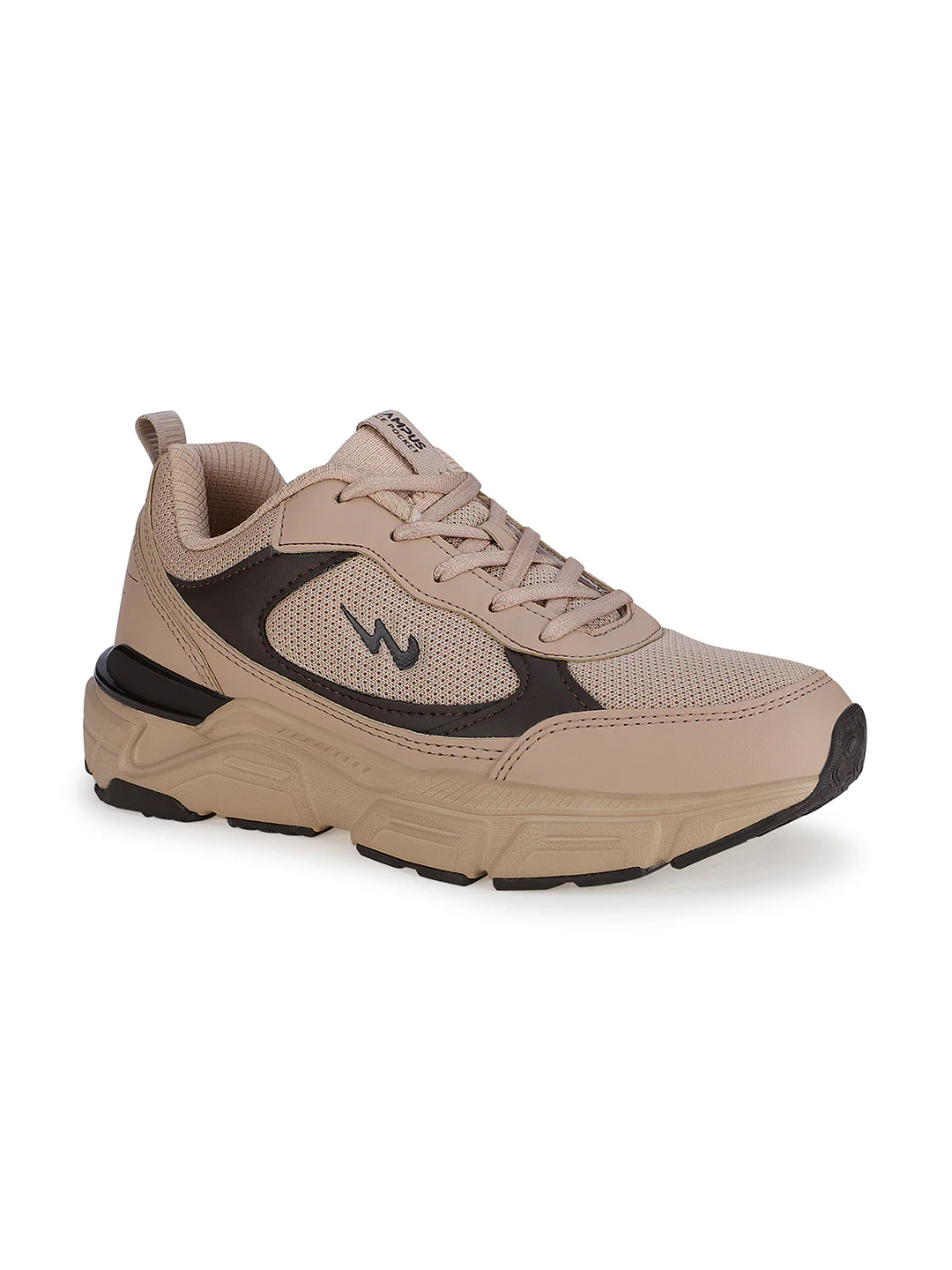 NAVIGATOR Beige Men's Running Shoes - Image 2