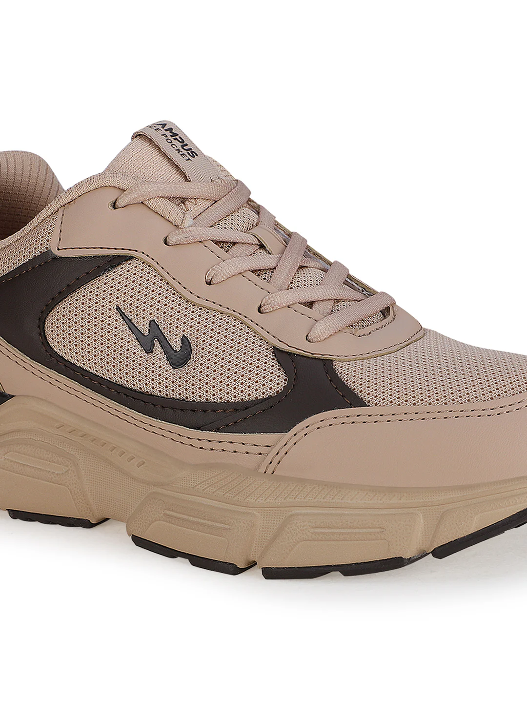 NAVIGATOR Beige Men's Running Shoes - Image 4