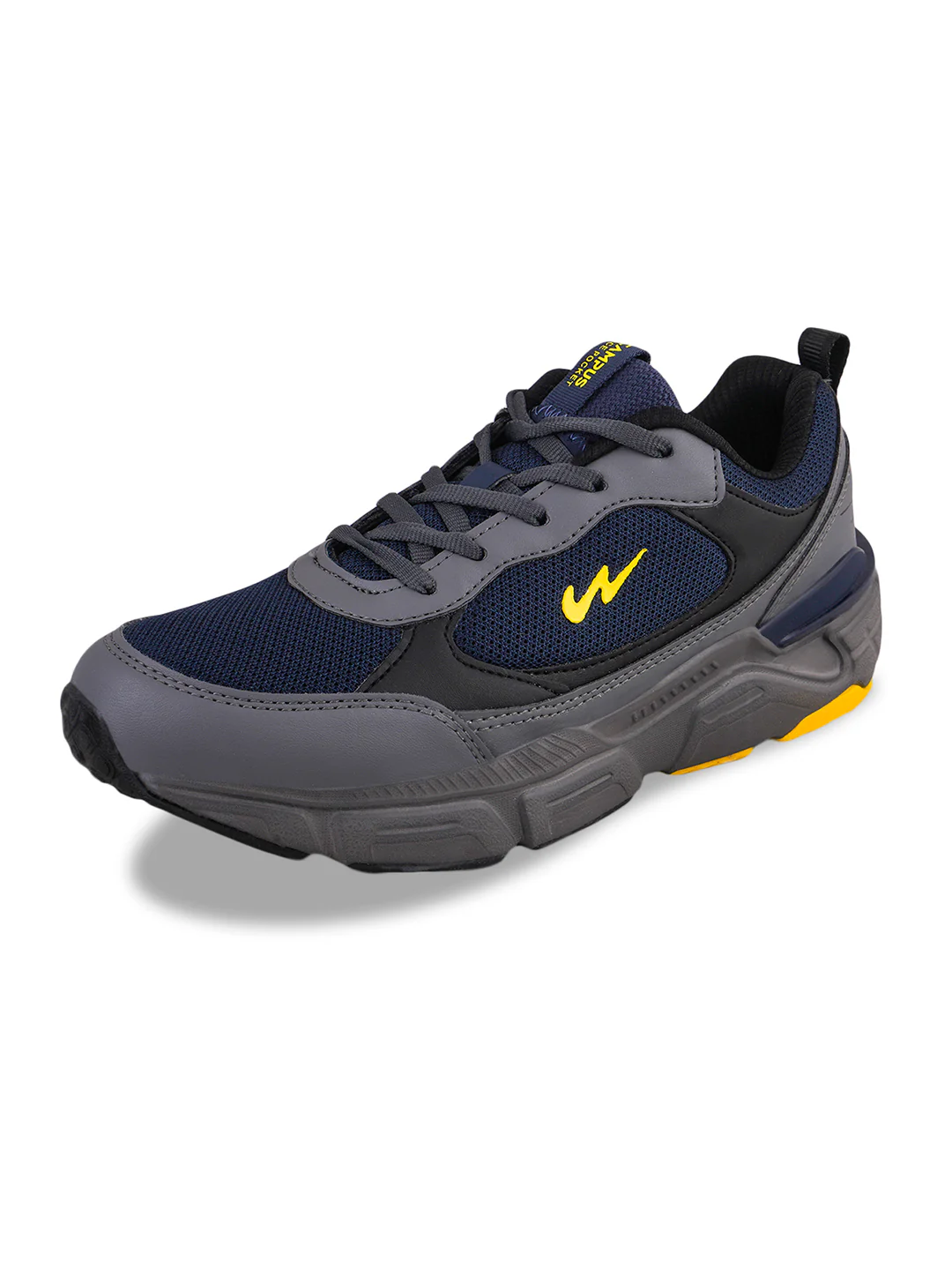 NAVIGATOR Grey Men's Running Shoes - Image 2