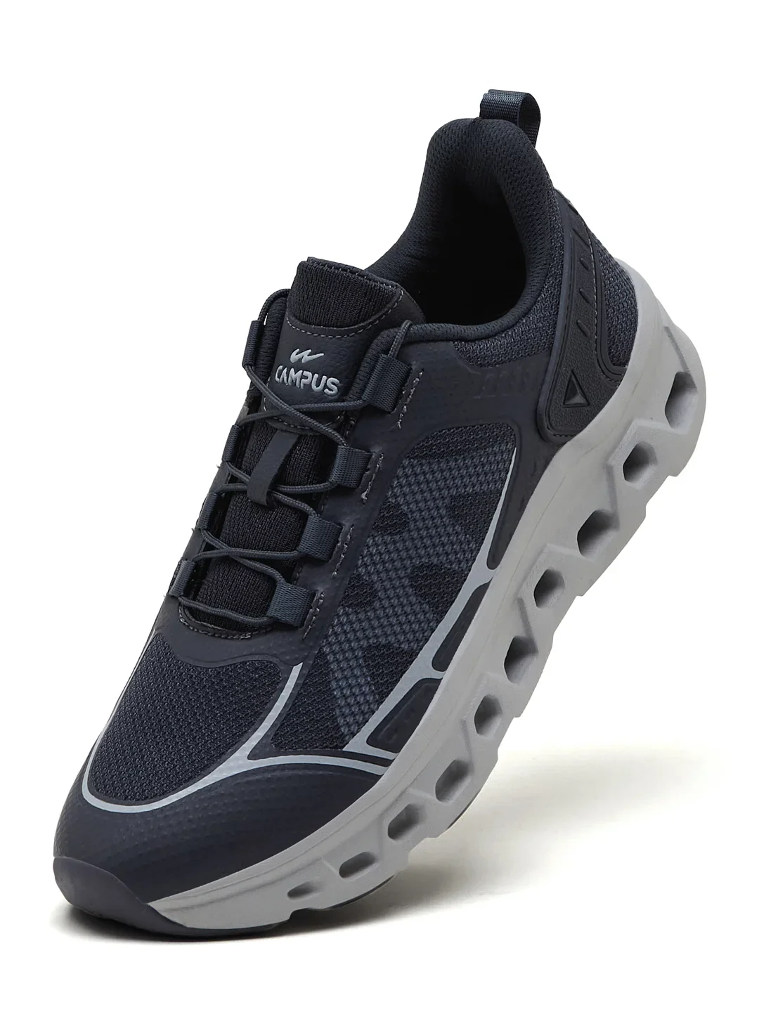 NECTER Grey Men's Running Shoes - Image 3