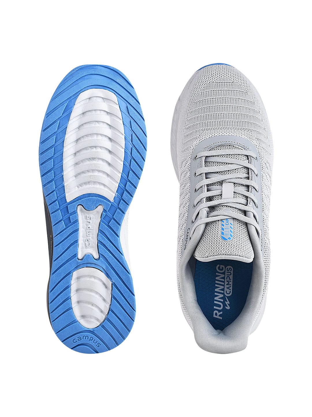 NIDO Grey Men's Running Shoes - Image 4