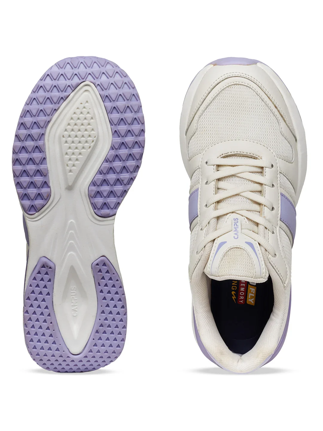 NIGMA Off White Women's Running Shoes - Image 4