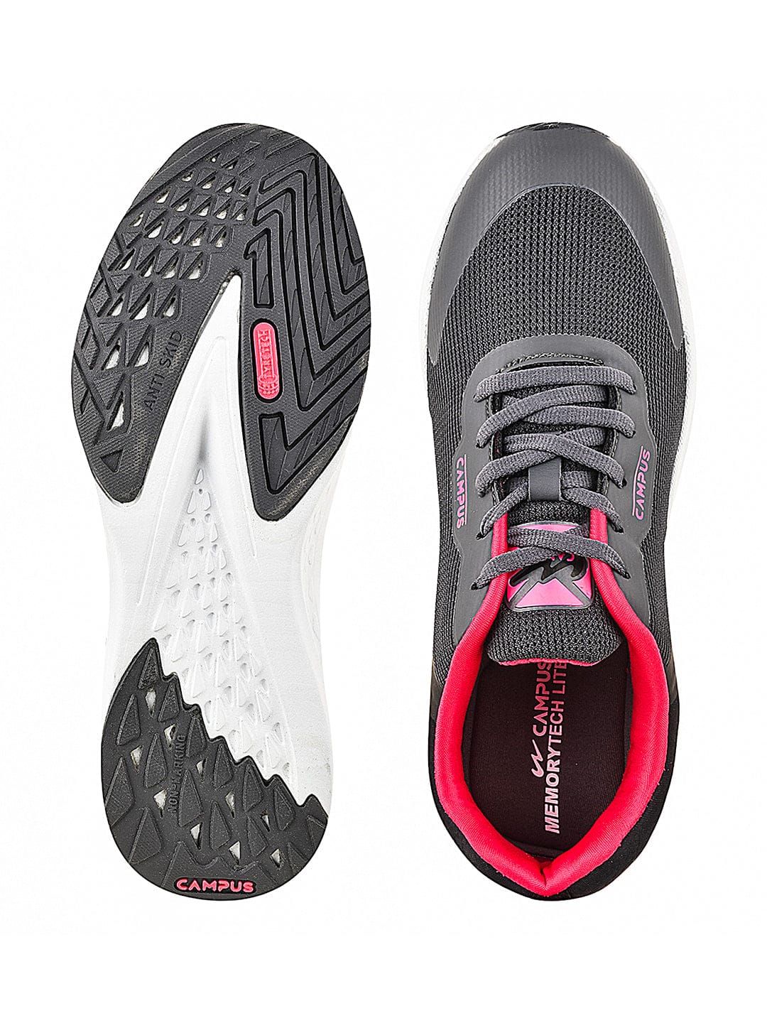 NINO Grey Women's Running Shoes - Image 5