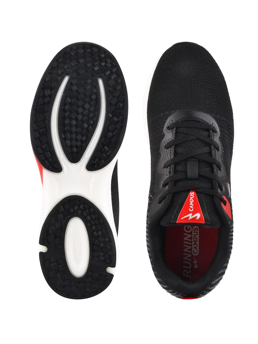 NODE Black Men's Running Shoes - Image 5