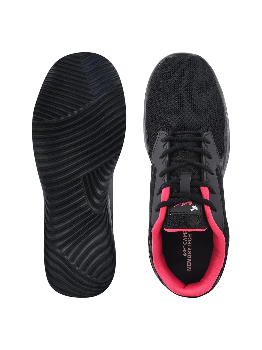 NOOR PLUS Black Women's Running Shoes - Image 4