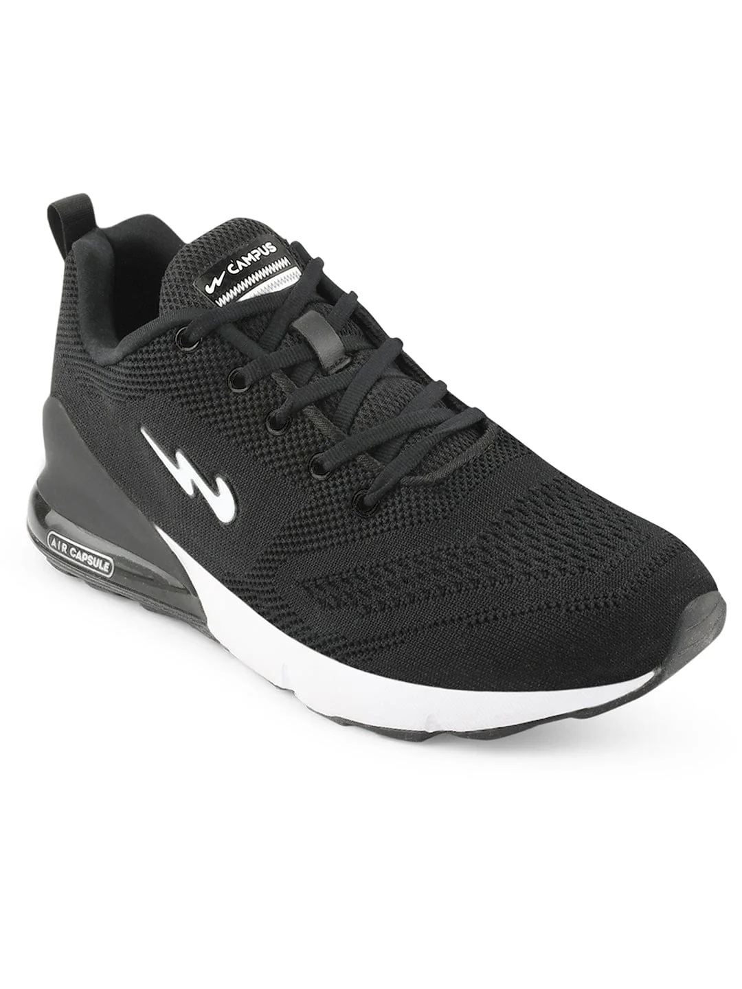 NORTH PLUS Black Men's Running Shoes - Image 2