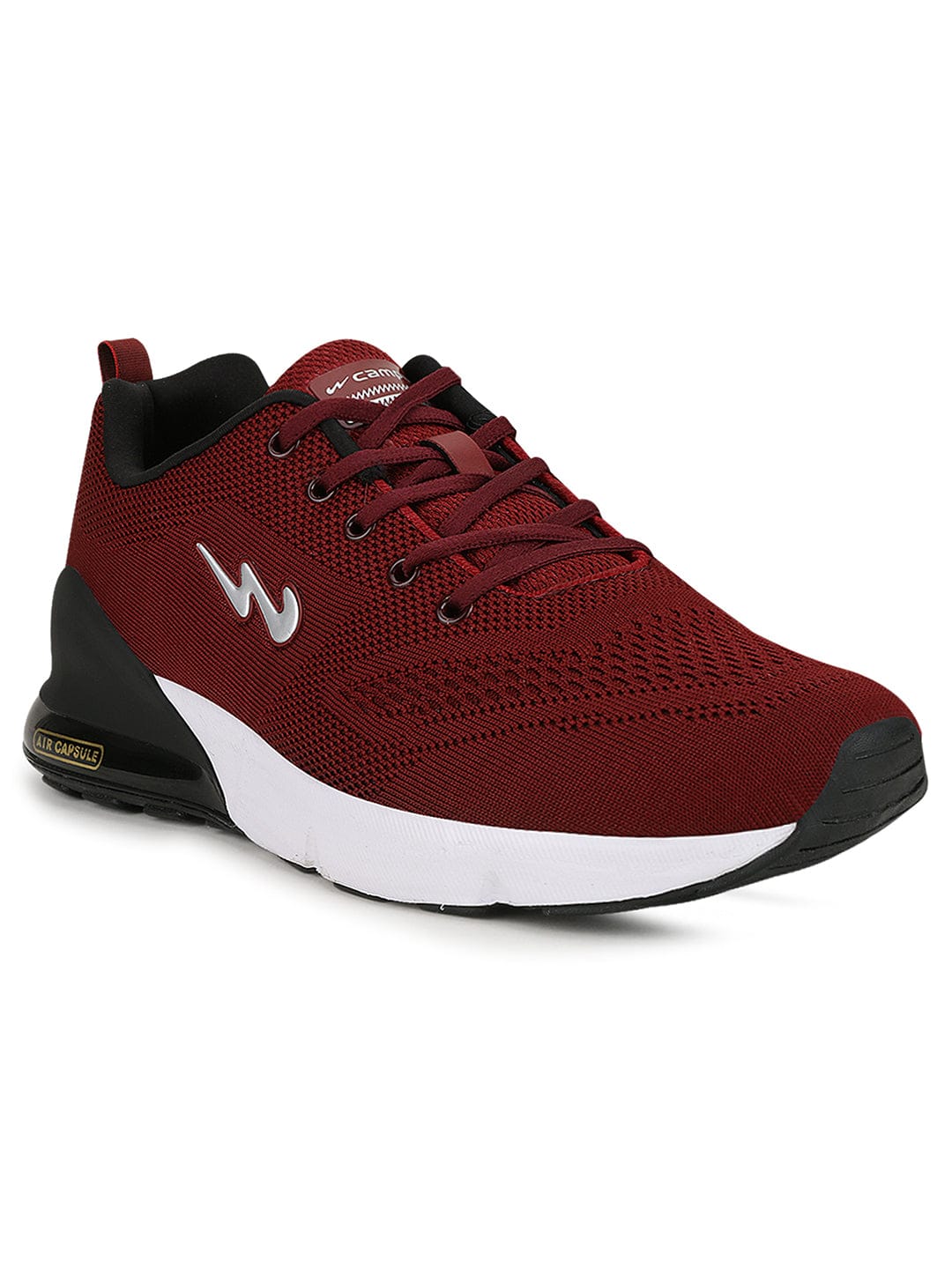 NORTH PLUS Burgundy Men's Running Shoes - Image 2