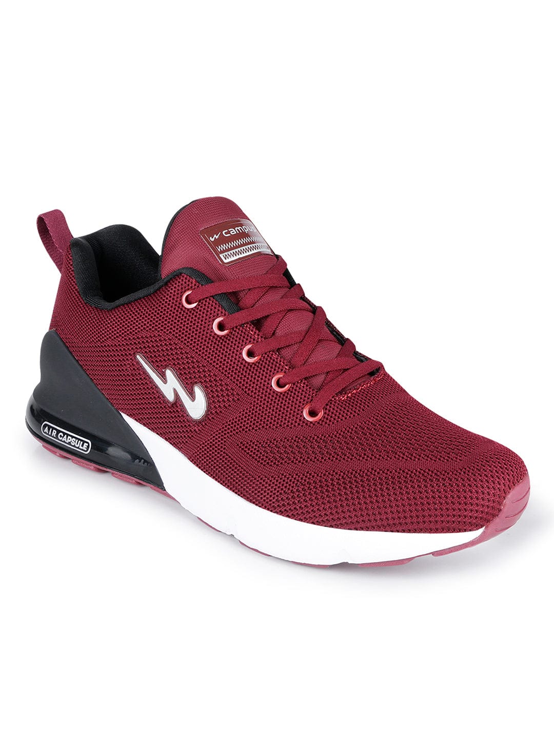 NORTH PLUS Burgundy Men's Running Shoes - Image 2