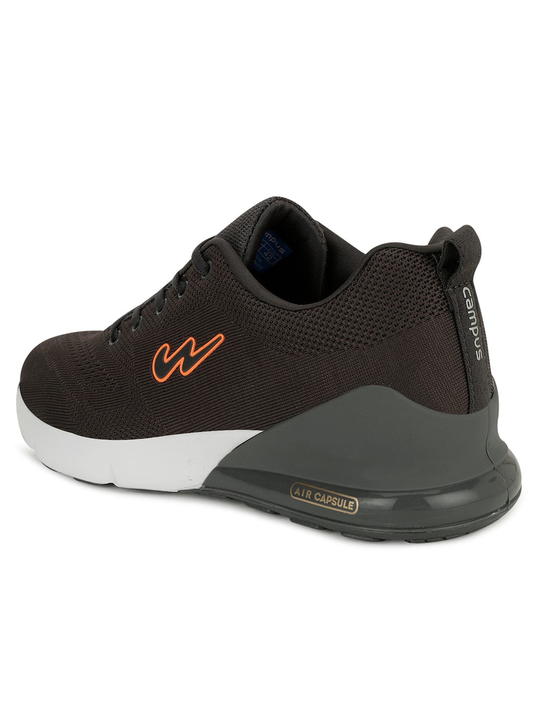 NORTH PLUS Grey Men's Running Shoes - Image 3