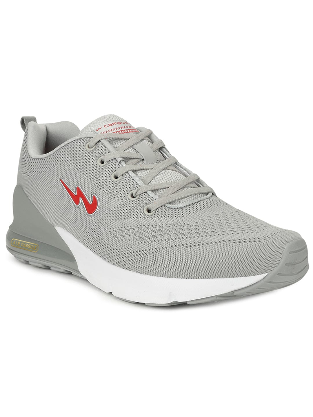 NORTH PLUS Grey Men's Running Shoes - Image 2