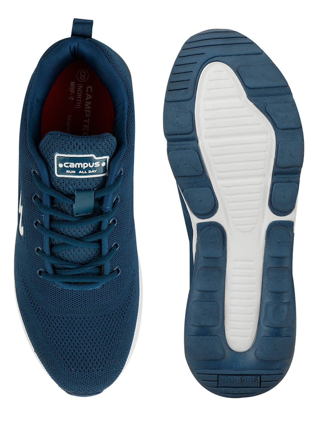 NORTH PLUS Blue Men's Running Shoes - Image 4