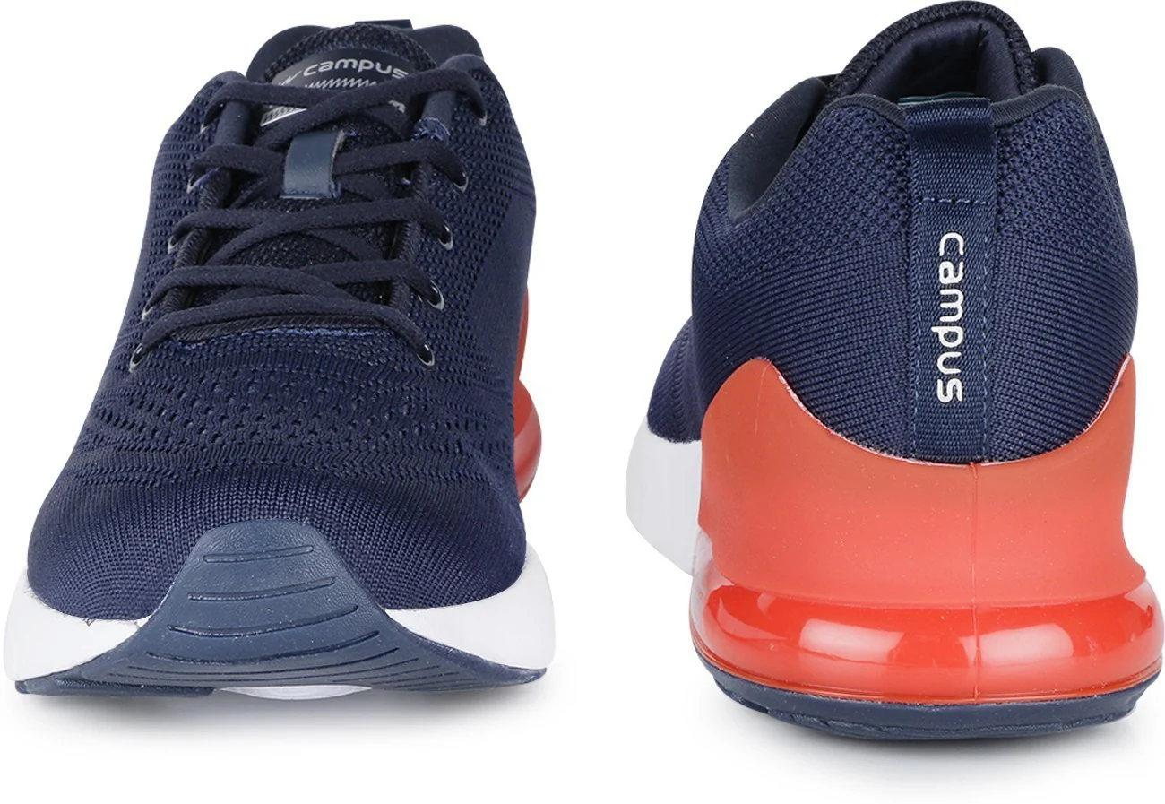 NORTH PLUS Navy Men's Running Shoes - Image 2