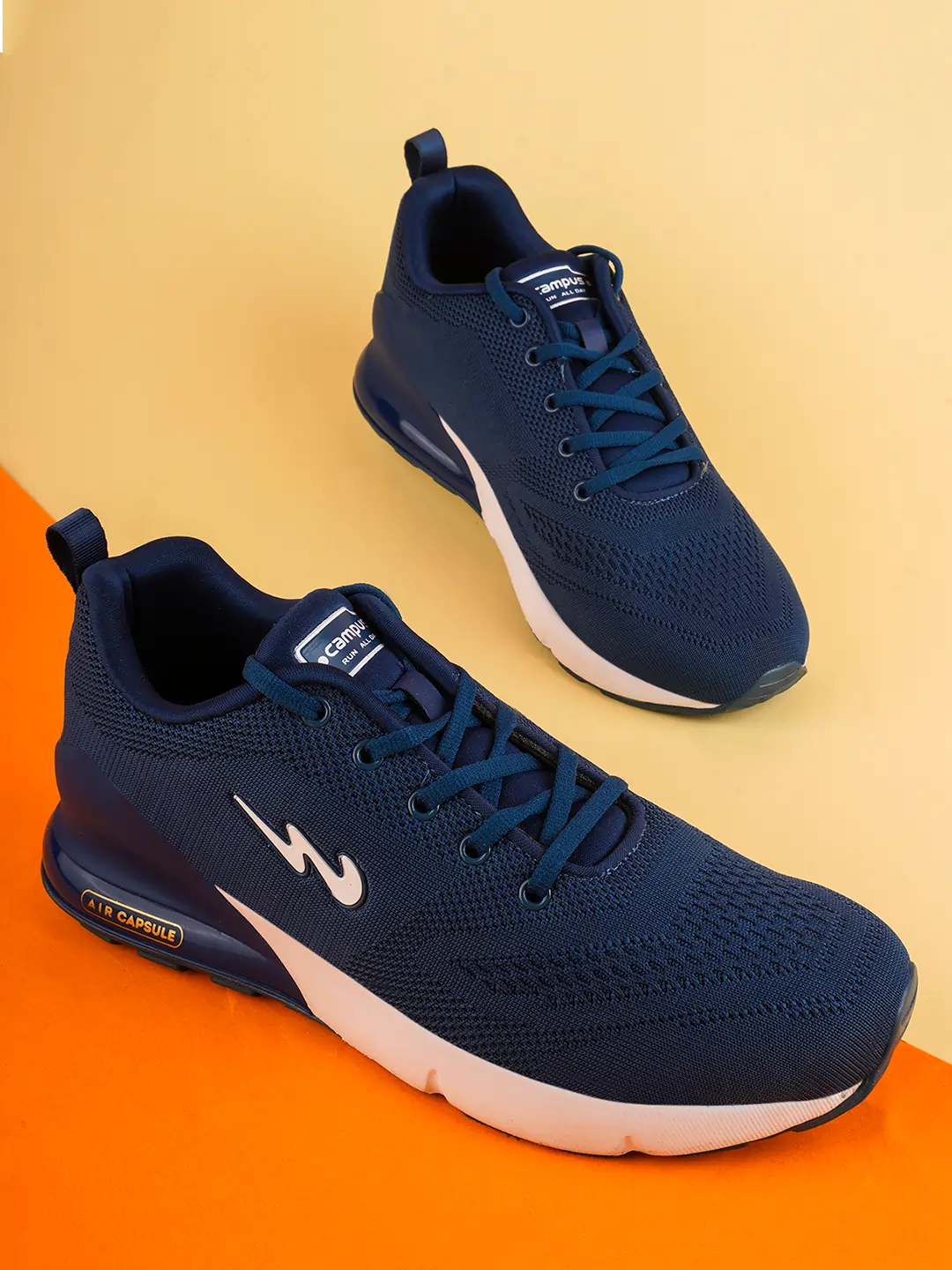 NORTH PLUS Blue Men's Running Shoes - Image 5