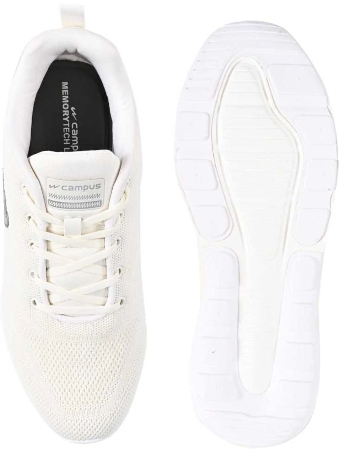 NORTH PLUS White Men's Running Shoes - Image 4