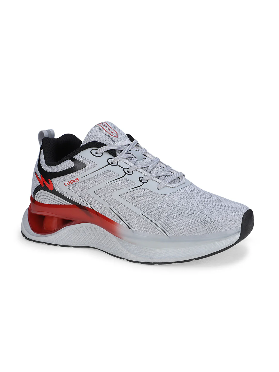 NOVAA Grey Men's Sports Shoes - Image 2