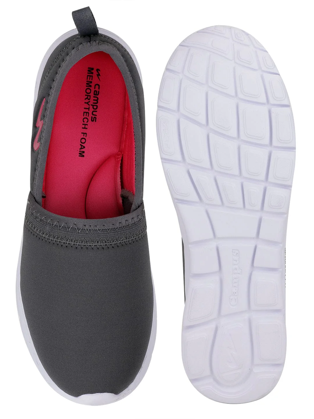 NURA Grey Women's Casual Shoes - Image 5