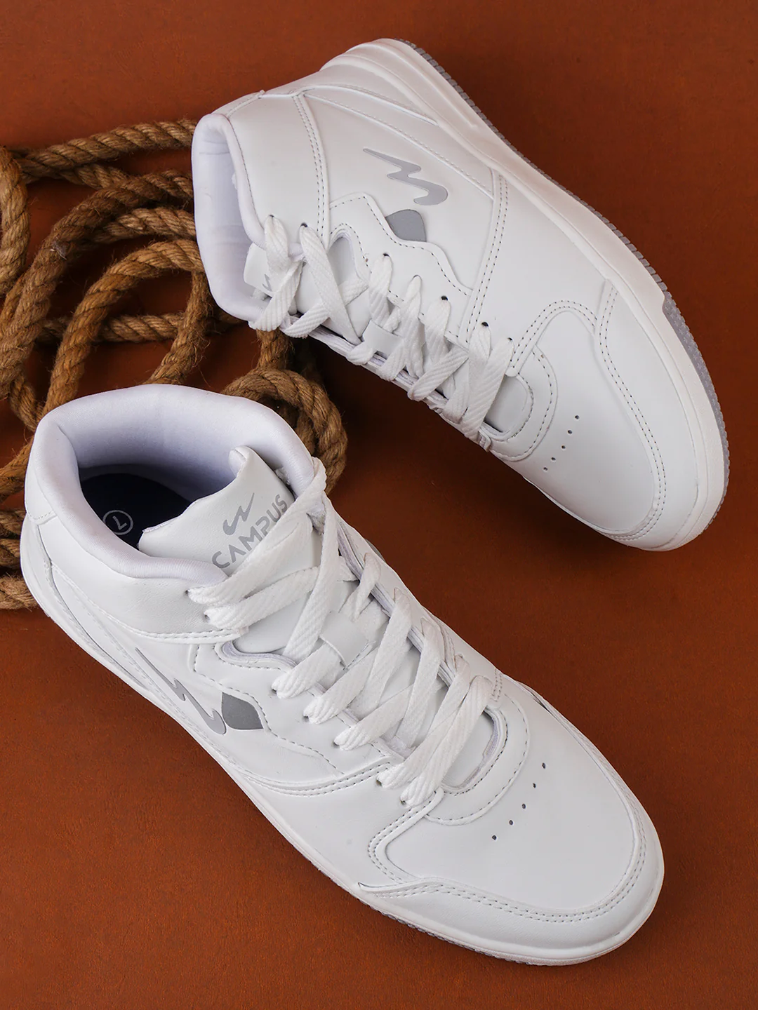 OG-09 White Men's Sneakers - Image 5
