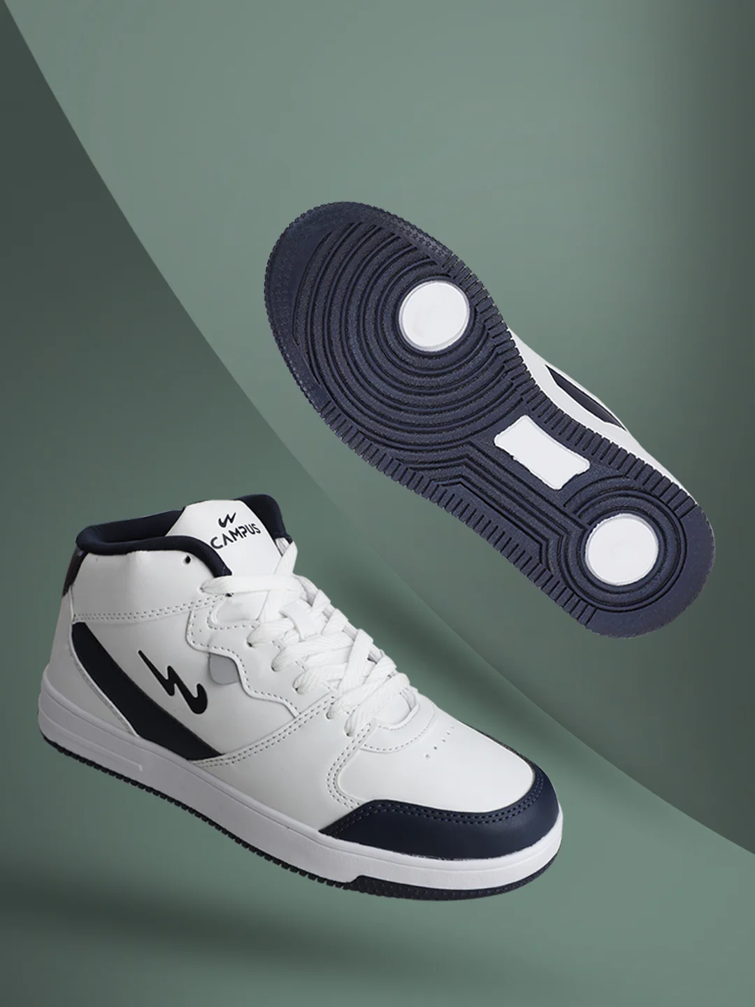 OG-09 White Men's Sneakers - Image 5