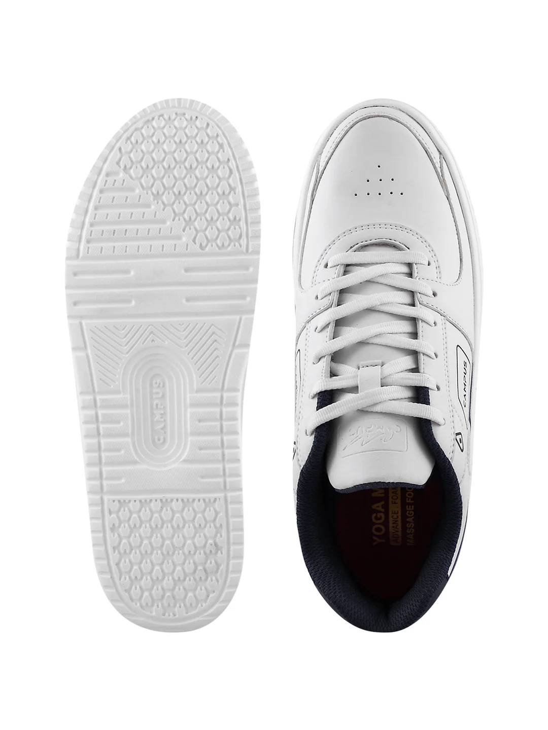 OG-10 White Men's Sneakers - Image 4