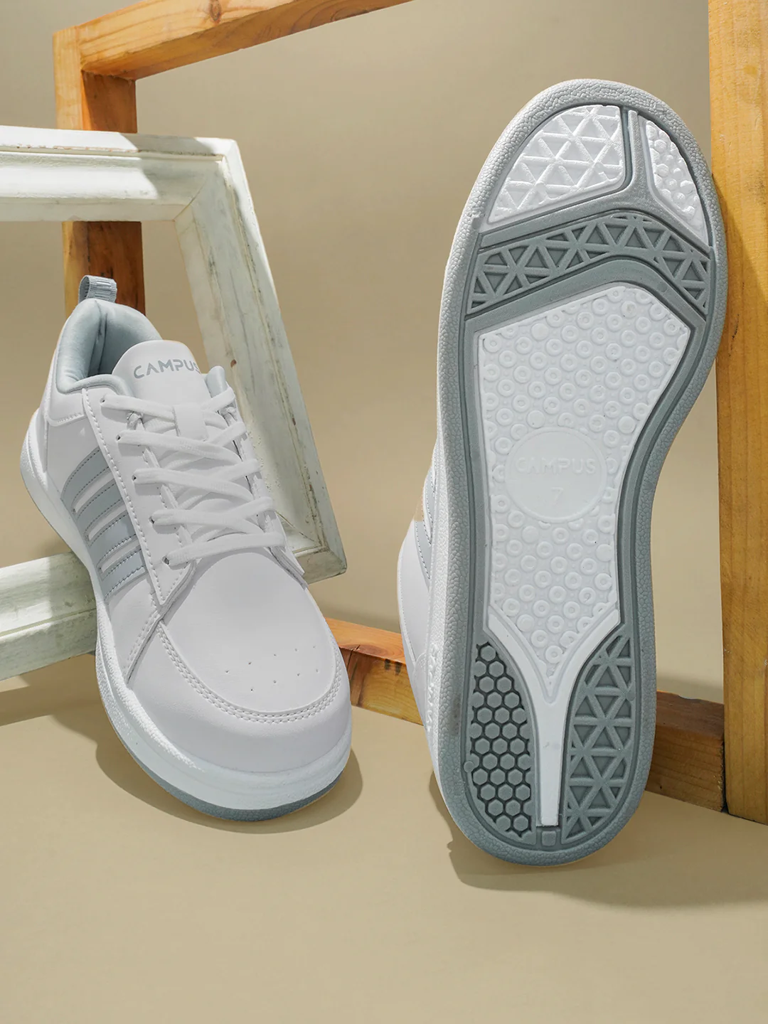 OG-D2 White Men's Sneakers - Image 5