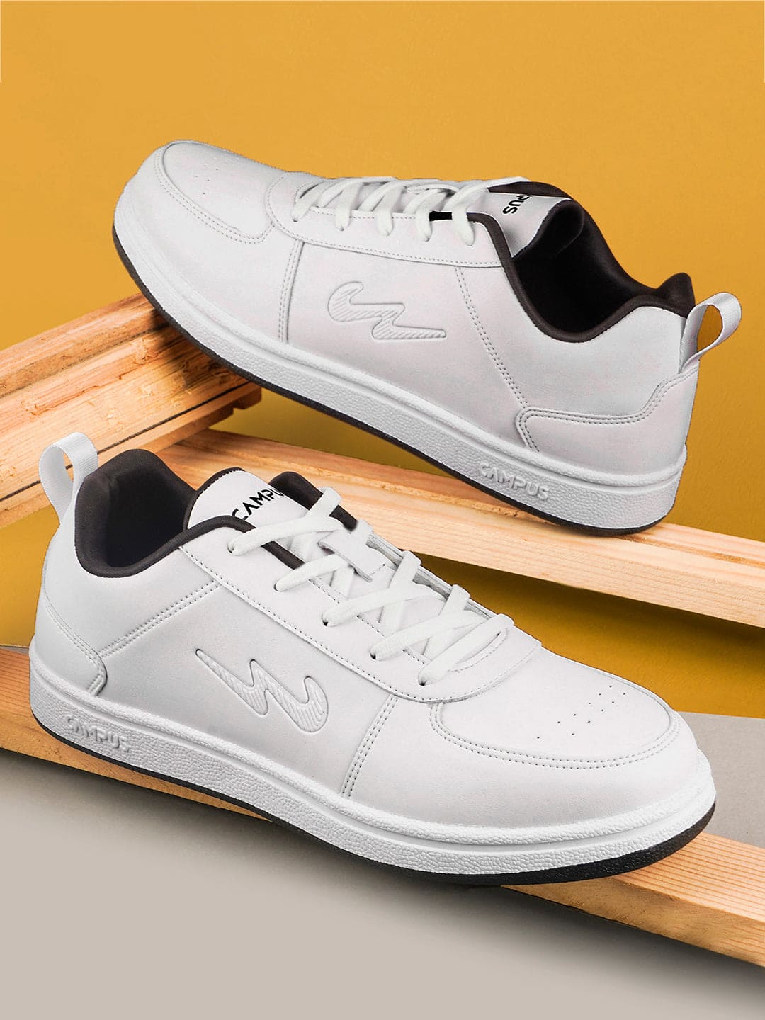 OG-D4 White Men's Sneakers - Image 5