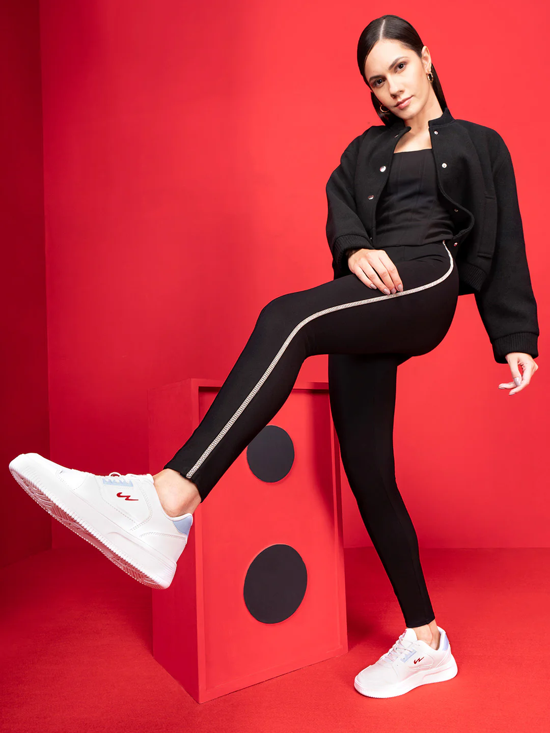 OG-L3 White Women's Sneakers - Image 6
