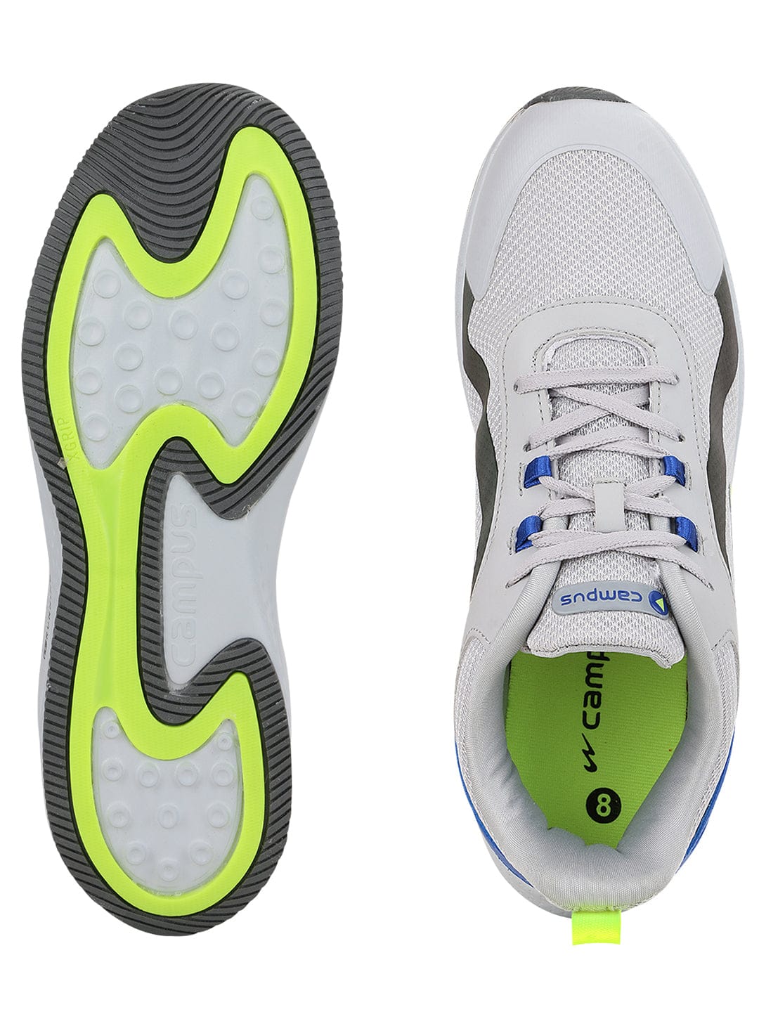 OMAX Grey Men's Running Shoes - Image 4
