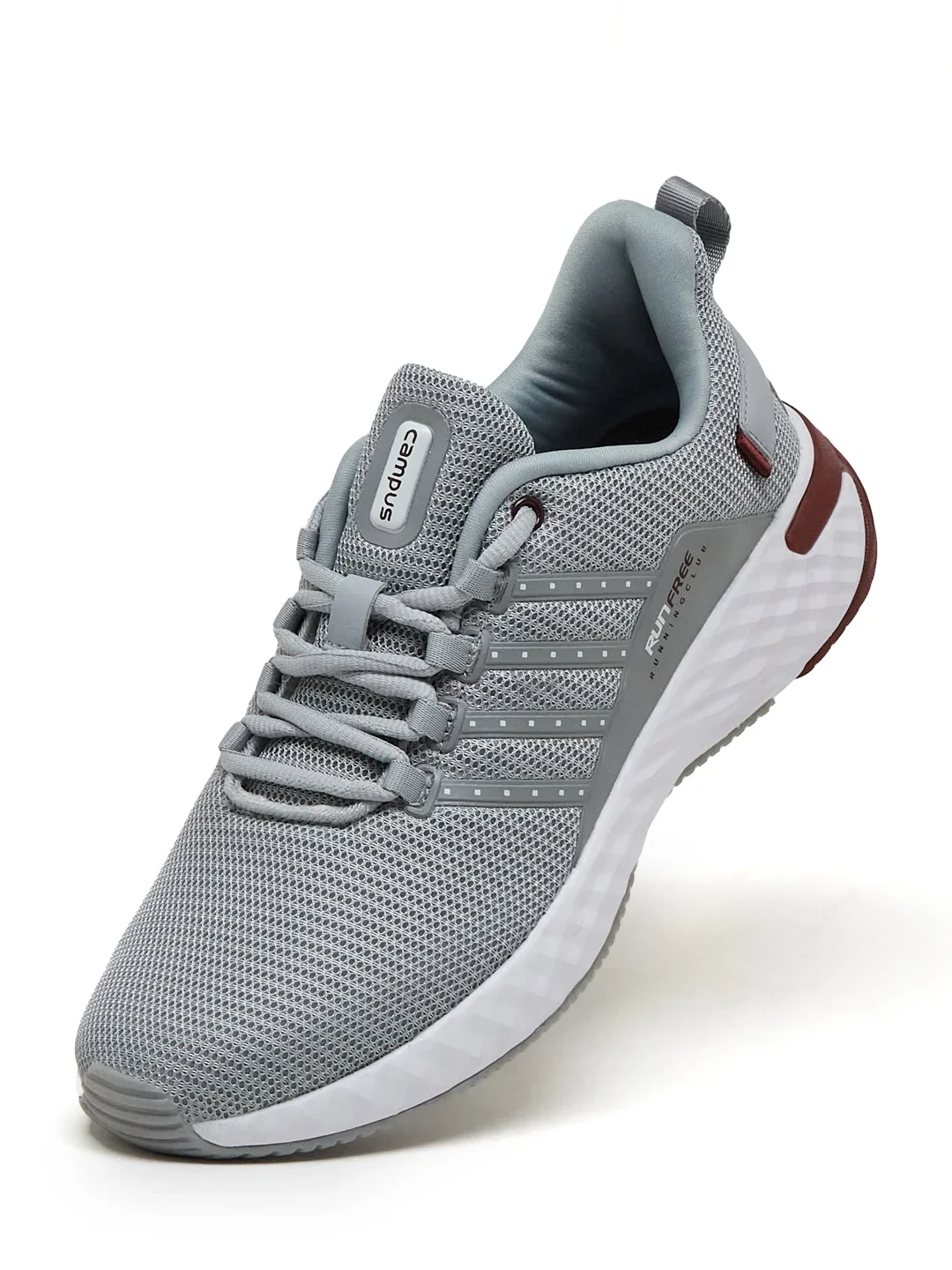 OSLO PRO Grey Men's Sports Shoes - Image 3