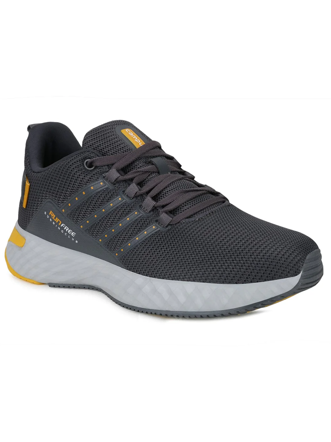 OSLO PRO Grey Men's Sports Shoes - Image 3