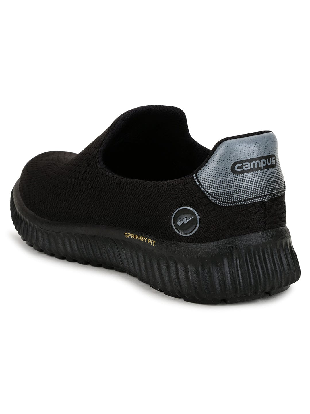 OXYFIT N Black Men's Walking Shoes - Image 4