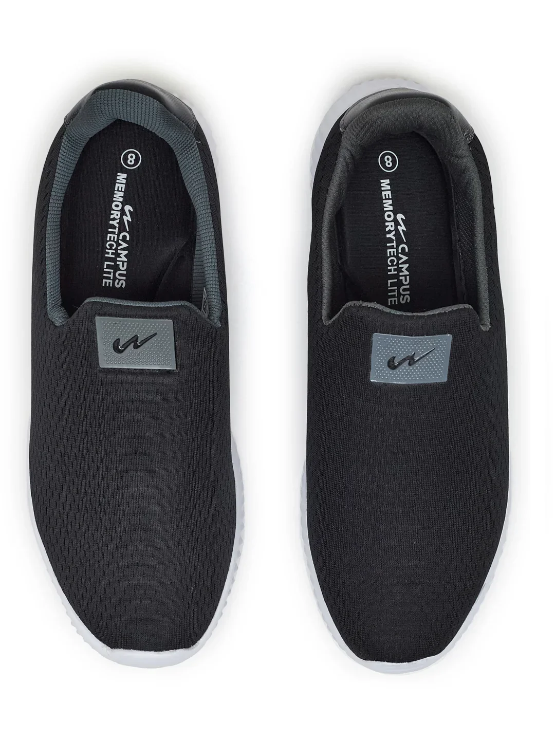 OXYFIT N Black Men's Walking Shoes - Image 7