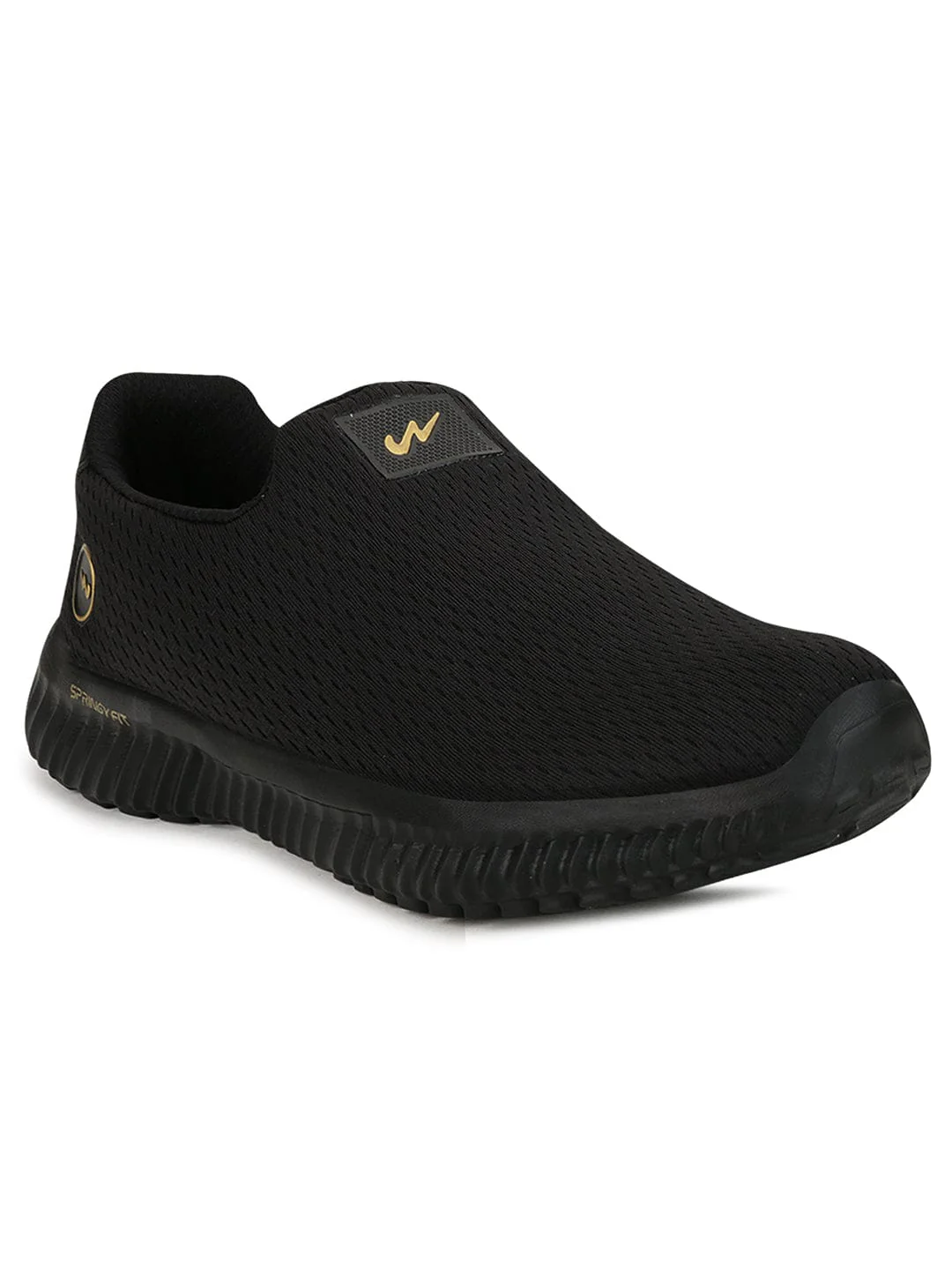 OXYFIT N Black Men's Walking Shoes - Image 3