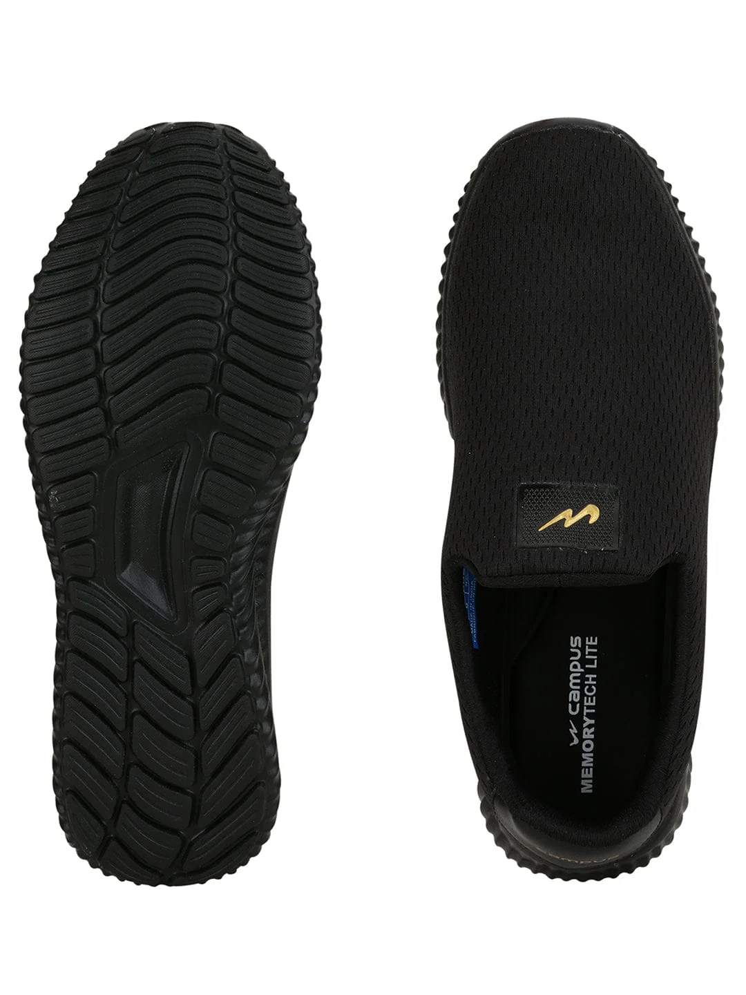 OXYFIT N Black Men's Walking Shoes - Image 5