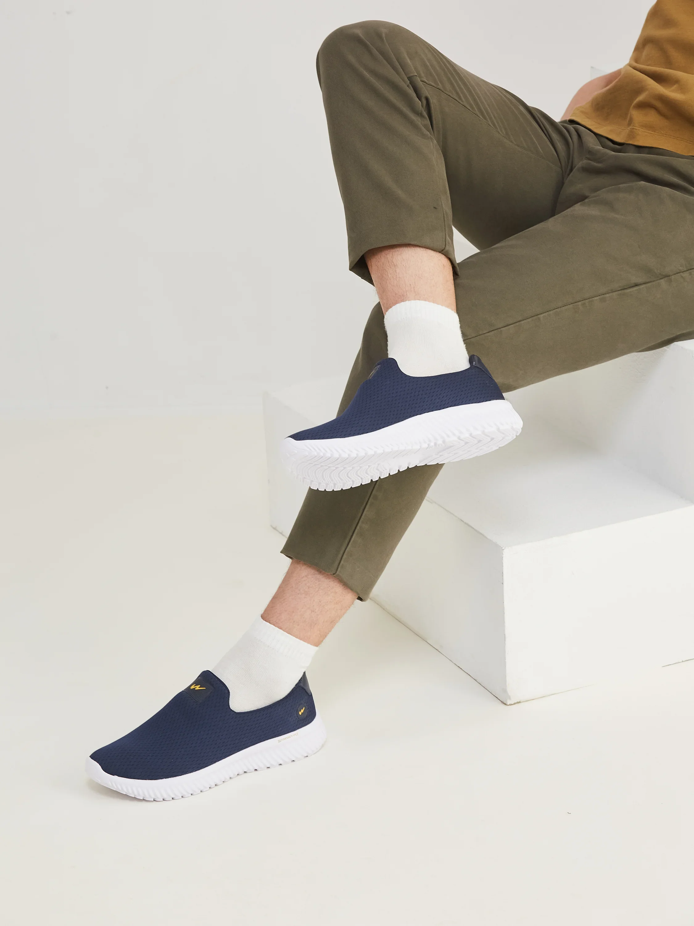OXYFIT N Blue Men's Walking Shoes - Image 8