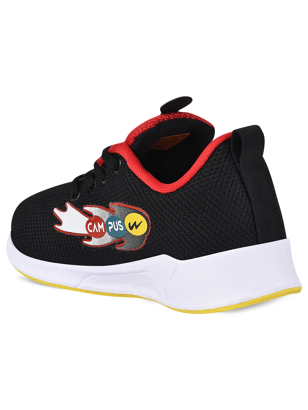 HM-604 Black Kid's Running Shoes - Image 3