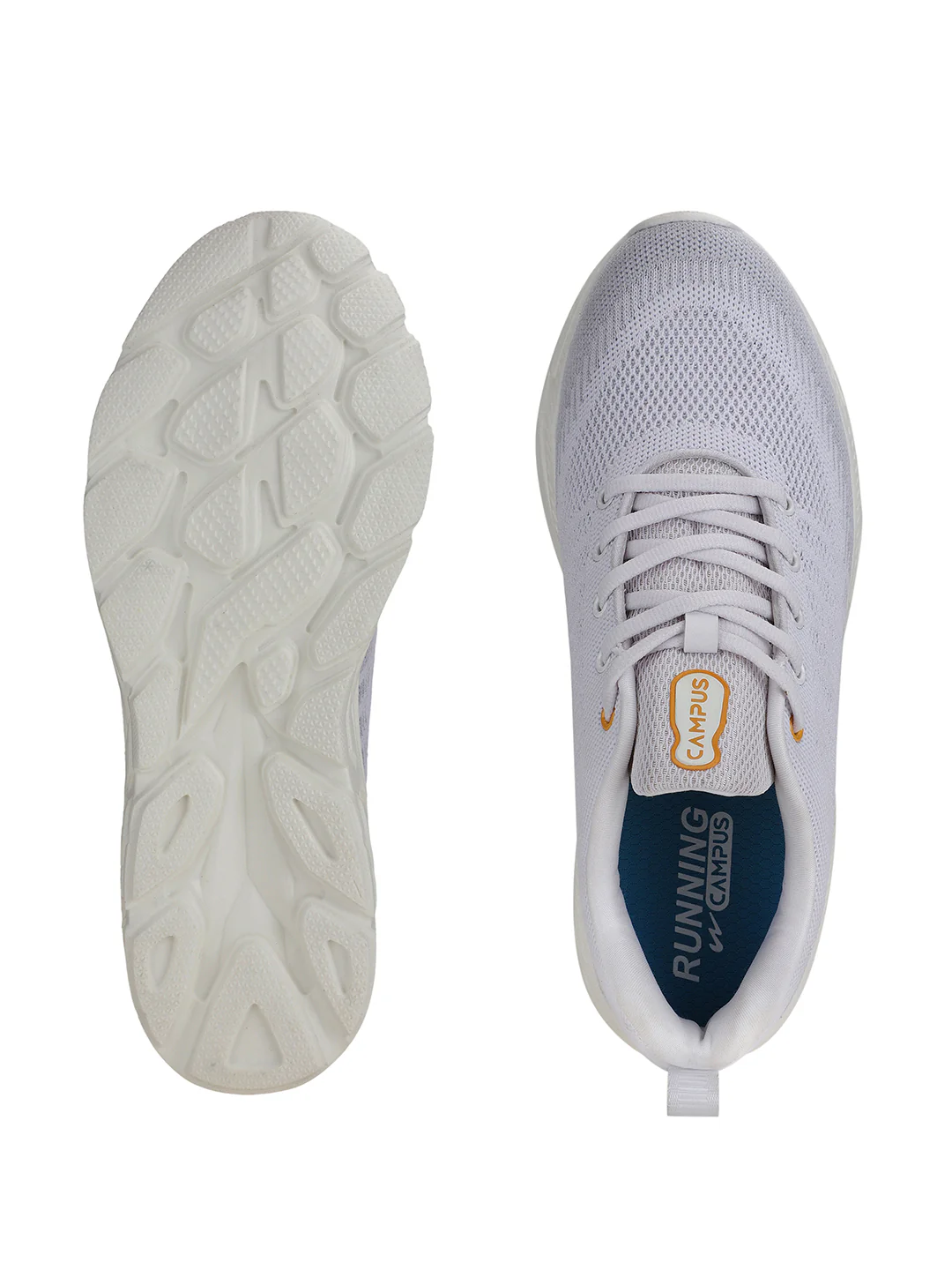 PHYRON White Men's Sports Shoes - Image 4