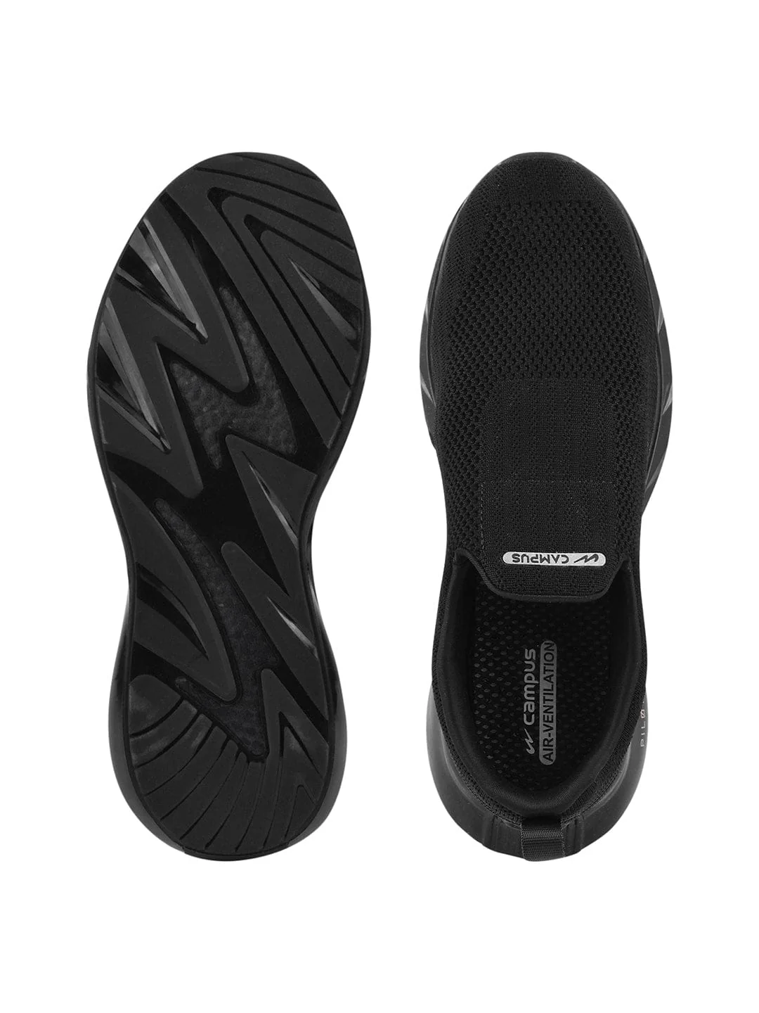 PILOT PRO Black Men's Walking Shoes - Image 5