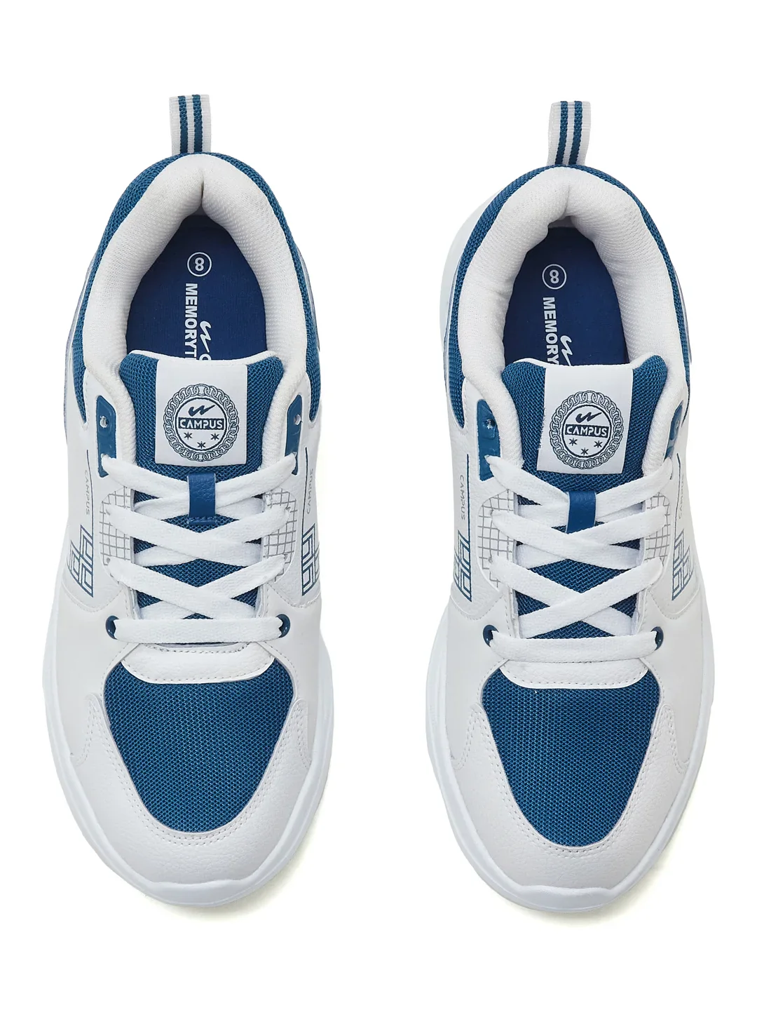 PLATO Blue Men's Sneakers - Image 6