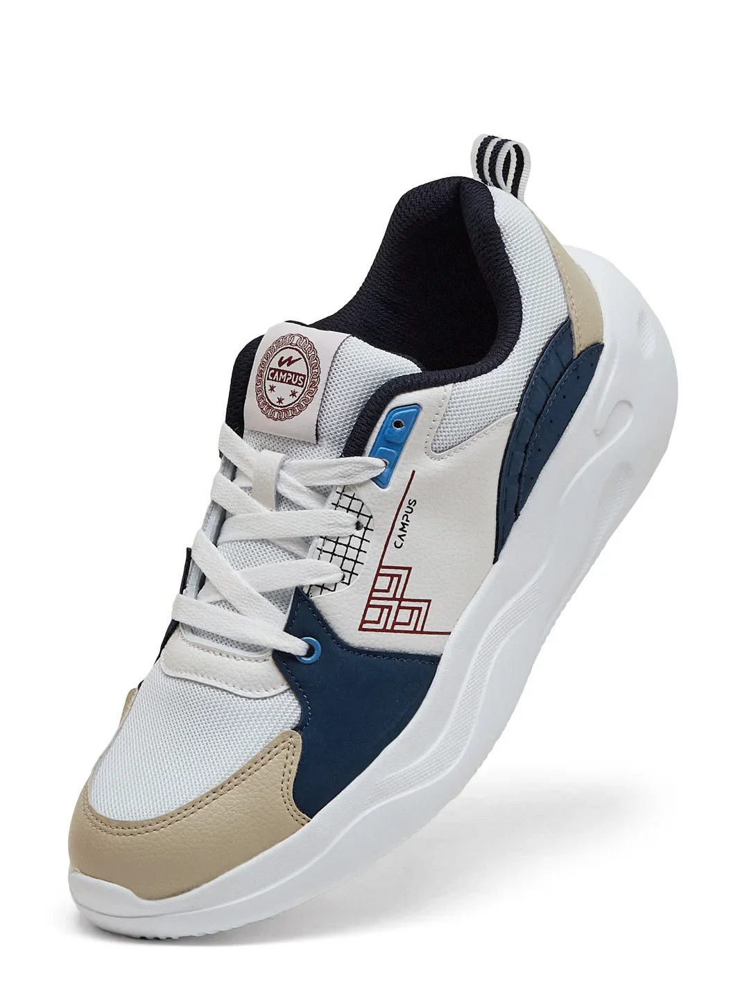 PLATO White Men's Sneakers - Image 3