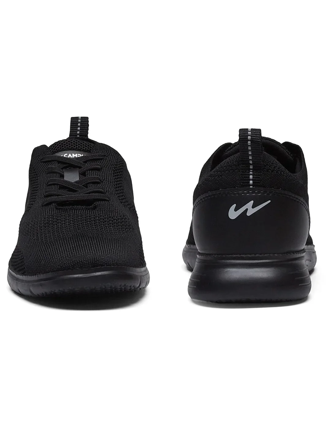 PLUNGE Black Men's Walking Shoes - Image 3